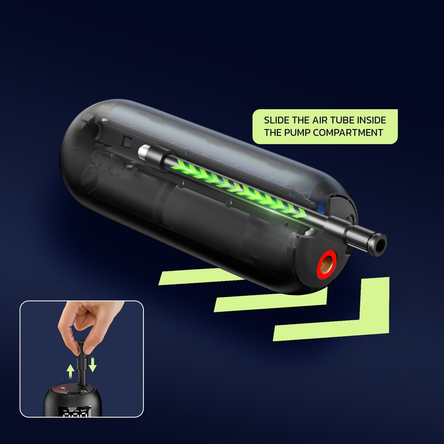 LP1 Smart Air Pump: Powerful, Fast, Versatile & Compact